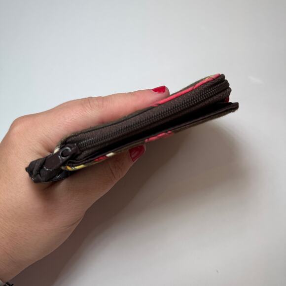 Vera Bradley Puccini Floral Print Small Fold Wallet - Picture 2 of 5